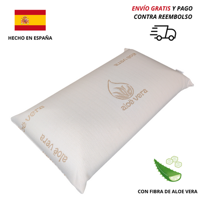 Almohada Viscoelástica con Fibra de Aloe Vera