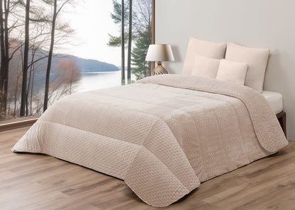 Edredón Comforter Polar con Sherpa – MODELO Trama Elegance - 240 x 260 cm