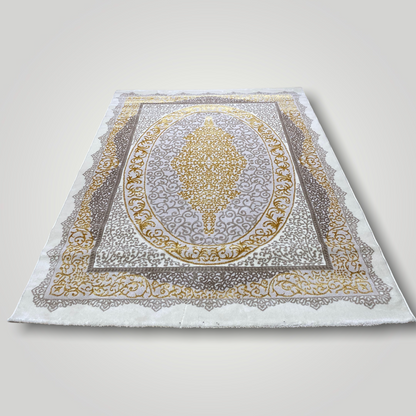 Alfombra blanc dore beig desing021