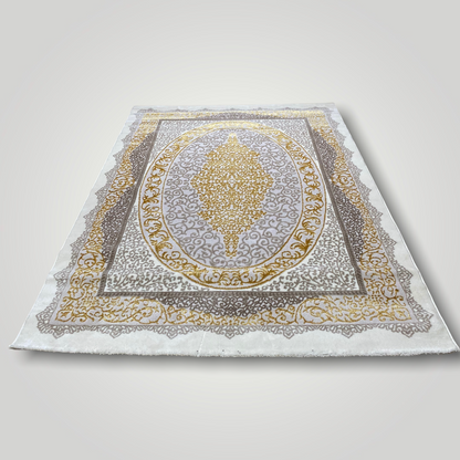 Alfombra blanc dore beig desing021